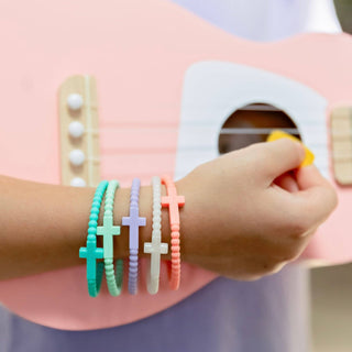 Ryan & Rose - Jesus Bracelets - 5 Packs: Alloy, Extra Small