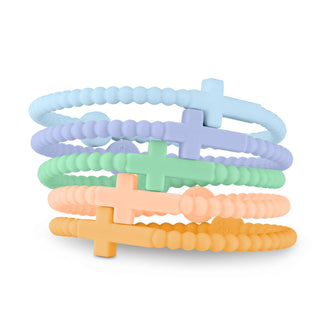Ryan & Rose - Jesus Bracelets - 5 Packs: Alloy, Extra Small