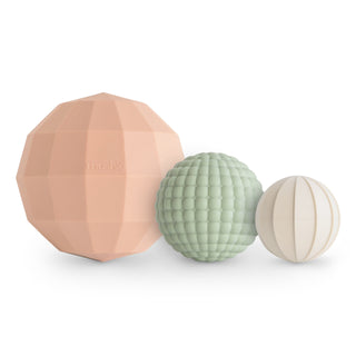 MUSHIE NESTING SPHERES SILICONE SENSORY TOY