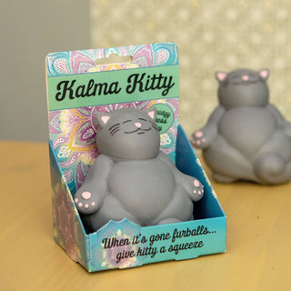 Boxer Gifts - Squishy Stress Toy - Kalma Kitty - Novelty Fidget Squishies