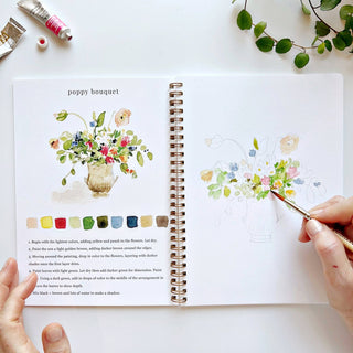 EMILY LEX STUDIO- BOUQUETS WATERCOLOR WORKBOOK