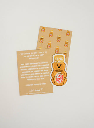 Dear Heart - Kind Words Sticker I Christian Sticker I Gift