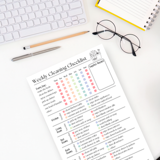 Eleventh and Taylor - Weekly Cleaning Checklist: 50-Page Notepad