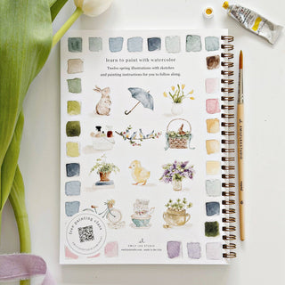 EMILY LEX STUDIO- SPRING WATERCOLOR WORKBOOK