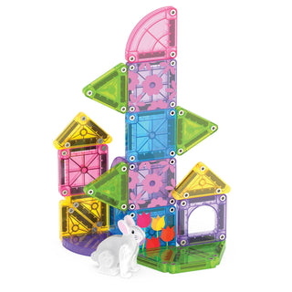 MAGNA-TILES - MICROMAGS SPRING GARDEN 24 PIECE TRAVEL SET