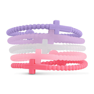 Ryan & Rose - Jesus Bracelets - 5 Packs: Alloy, Extra Small