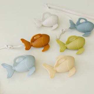 Marlowe & Co - Silicone and Wood Fishing Play Set