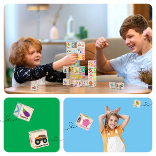 PicassoTiles - PicassoTiles 36pc 1" Magnetic Cubes Set