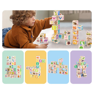 PicassoTiles - PicassoTiles 36pc 1" Magnetic Cubes Set