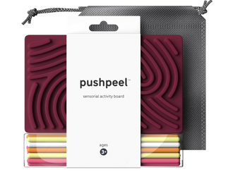 Pushpeel Sensory Activity Board - Berry Color