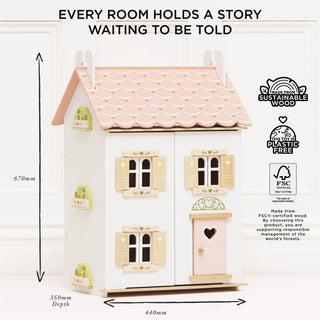 Le Toy Van, Inc. - Roseheart Wooden Dolls House
