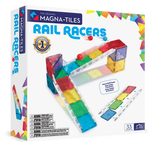 Magna-Tiles - Magna-Tiles Rail Racers 33-Piece Set