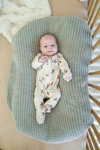 Caden Lane - Bamboo Zipper Footie | Little Mallard