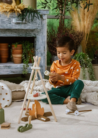 Coco Village - Wooden Camping Playset