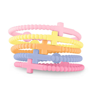 Ryan & Rose - Jesus Bracelets - 5 Packs: Alloy, Extra Small