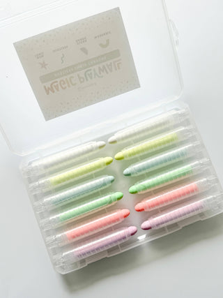 Cherrypick - Dustless Chalk Crayons (Box of 12): Neon