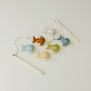 Marlowe & Co - Silicone and Wood Fishing Play Set