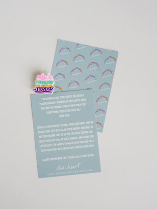 Dear Heart - What A Friend Shoe Charm I Christian Gift