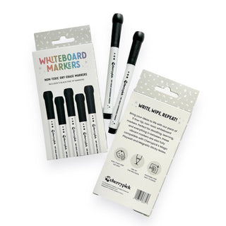 Cherrypick - Whiteboard Dry-Erase Markers (5pc): Black