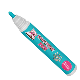 Piggy Paint - Twirly Teal Piggy Paint Pen - Kids Non-toxic Nail Polish: Default Title