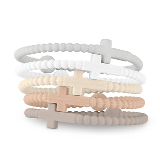 Ryan & Rose - Jesus Bracelets - 5 Packs: Alloy, Extra Small