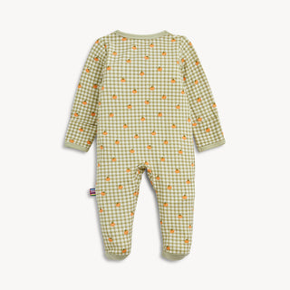 Pumpkin Plaid Magnetic Me Footie