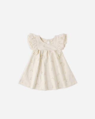 QUINCY MAE FLUTTER DRESS BUNNIES