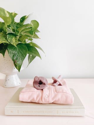 Itzy Ritzy - *NEW SIZE* Sweetie Soother™ Pacifier Sets (2-pack): Toast + Buttercream Braids