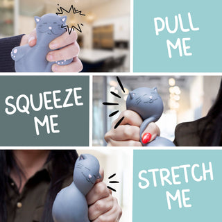 Boxer Gifts - Squishy Stress Toy - Kalma Kitty - Novelty Fidget Squishies