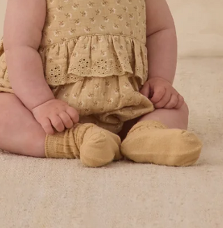 QUINCY MAE SOCK SET BUTTERSCOTCH MAUVE