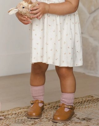 QUINCY MAE SOCK SET BUTTERSCOTCH MAUVE