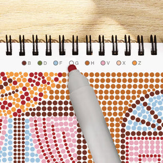 Lifelines FlowArt - Dot-By-Letter Strolling Through Fall