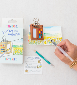 Pocket Watercolor Palette by Tiny Easel