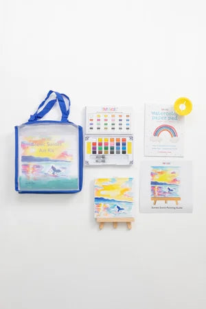 Scenic Sunsets Painting Kit by Tiny Easel